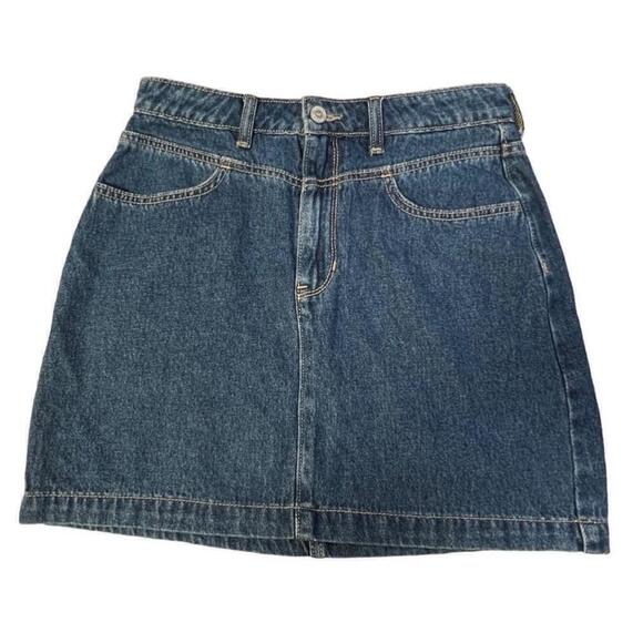 Hollister Dresses & Skirts - Hollister Denim Ultra High Rise Mini Skirt Size 7